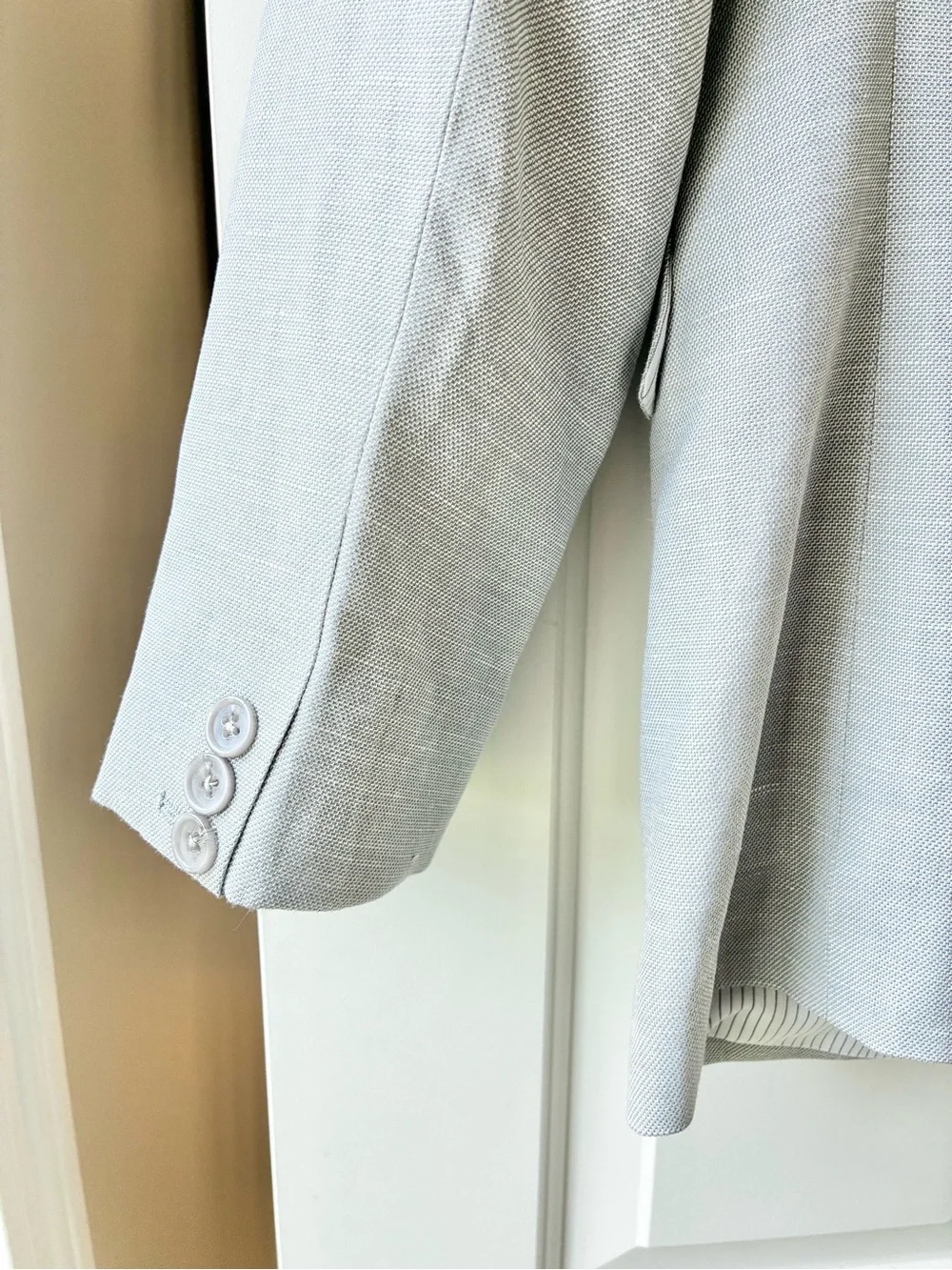 Jacob Holston Men's Classic Tailored  Two Button Blazer Sport Coat Size L